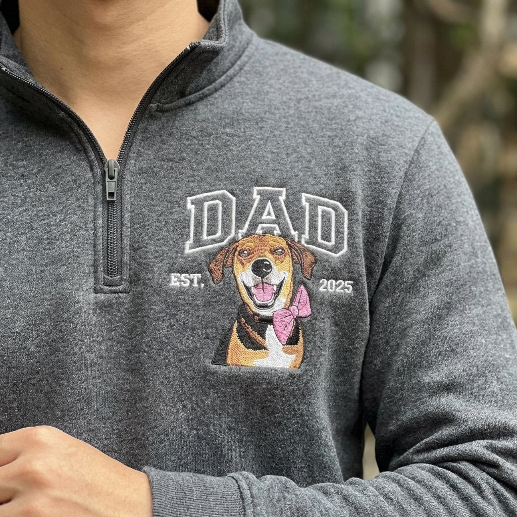 Áo thêu thú cưng tối giản dành cho người không thích đồ quá cute