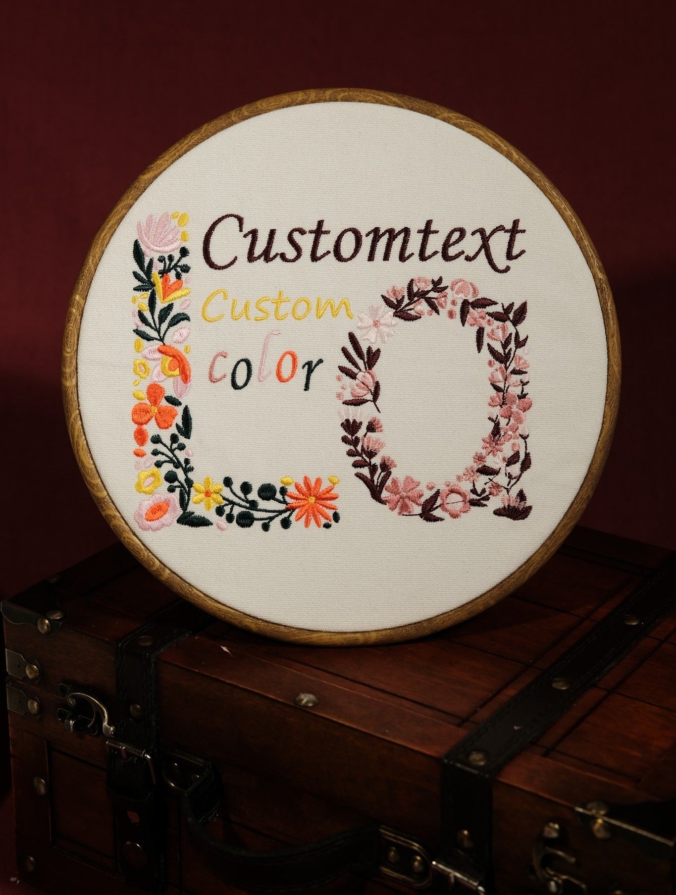 Mâm chữ hoa mẫu để bạn lựa chọn cho sản phẩm thêu của mình