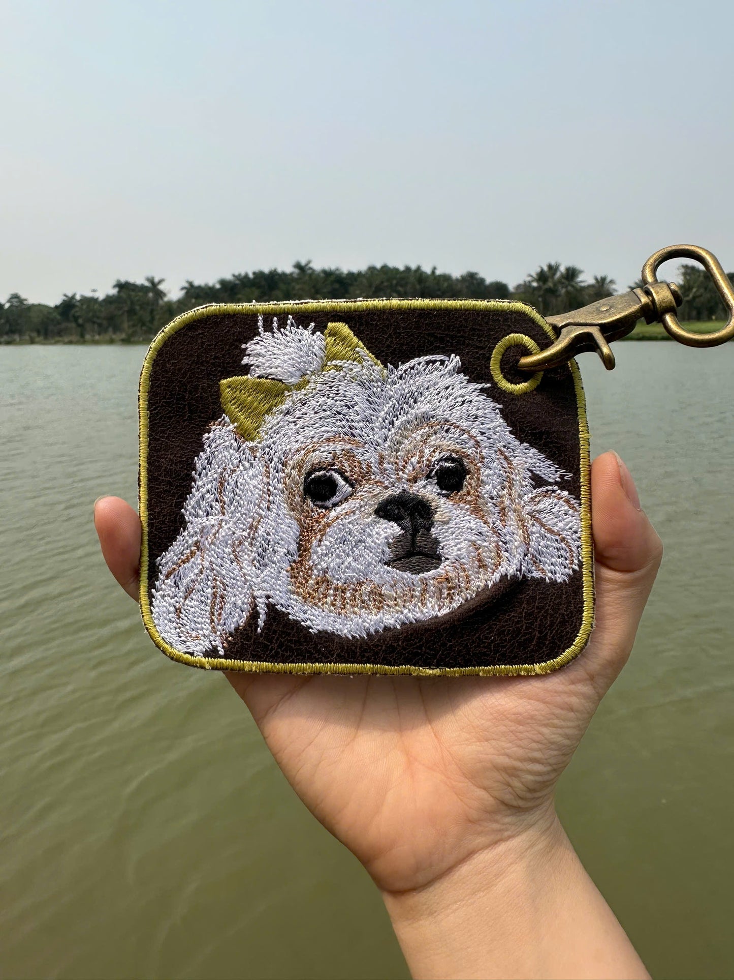 Set 2 món thiết kế thú cưng theo yêu cầu: Áo phông + móc khóa