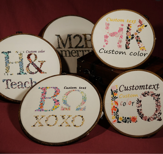 Mâm chữ hoa mẫu để bạn lựa chọn cho sản phẩm thêu của mình