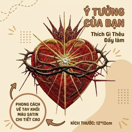 Thêu mảng màu nổi họa tiết vẽ tay theo yêu cầu cho sản phẩm thời trang độc bản cá nhân hóa